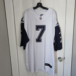 Trevon Diggs #7 Nike NFL On Field 4XL Dallas Cowboys Jersey White Embroidered